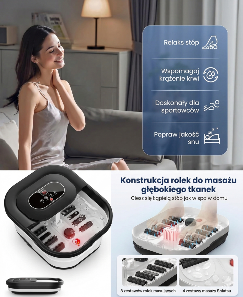 masażer wodny do stóp